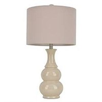 DÉCOR THERAPY CRACKLE TABLE LAMP