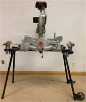 QUALITY CRAFTSMAN 12 INCH MITRE SAW WITH STAND