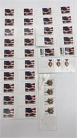 28 Flag Stamps For Printing- No Value & 9 Forever