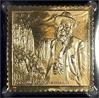 John Muir, Presv. - 22kt Gold Plate Replica