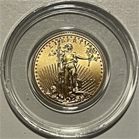 US 1/10 Oz. GOLD .999 $5 Eagle