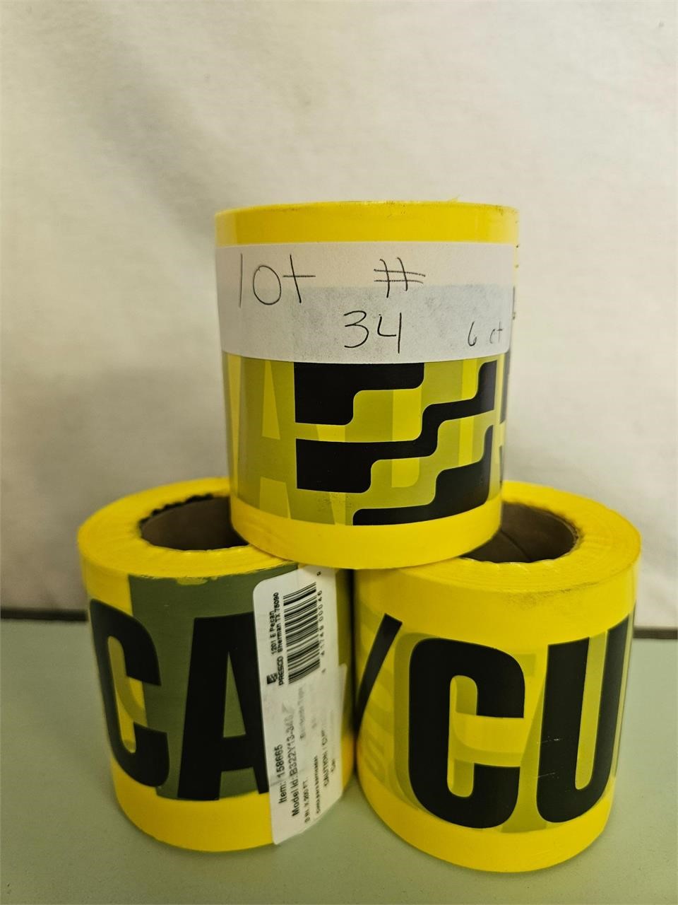 6 CT ROLLS OF  200 FT CAUTION TAPE