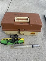 Electric fillet knife and tacklebox