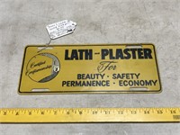 Adv. Lath & Plaster License Plate