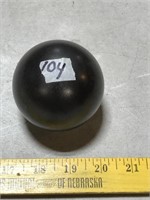 Solid Cast Iron Cannon Ball ?