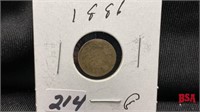 1886 Canadian nickel