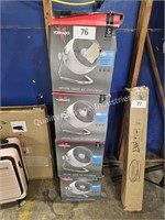 4- vornado whole room fans