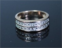 STERLING SILVER BAND RING  SIZE 5.75