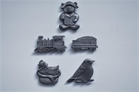 PEWTER MAGNETS