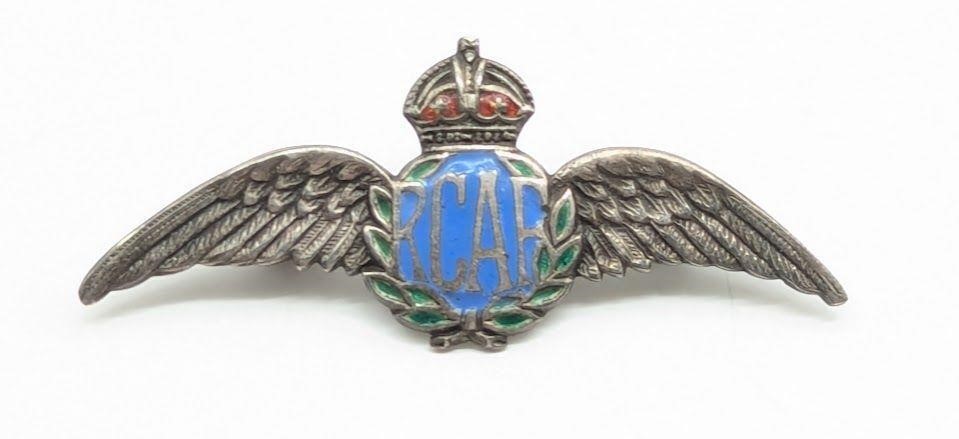 RCAF Sterling Silver Military Sweetheart Pin Wings