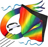 NEW - Huge Rainbow Kite for Kids - One of The