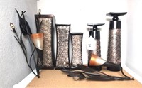Three Vases, Candle Holders & Sconces