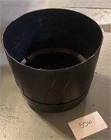 Plastic Black Planter Bucket