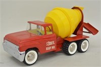 Structo Red & Yellow  Ready-Mix Cement Mixer Truck
