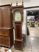 Tall case clock no weights