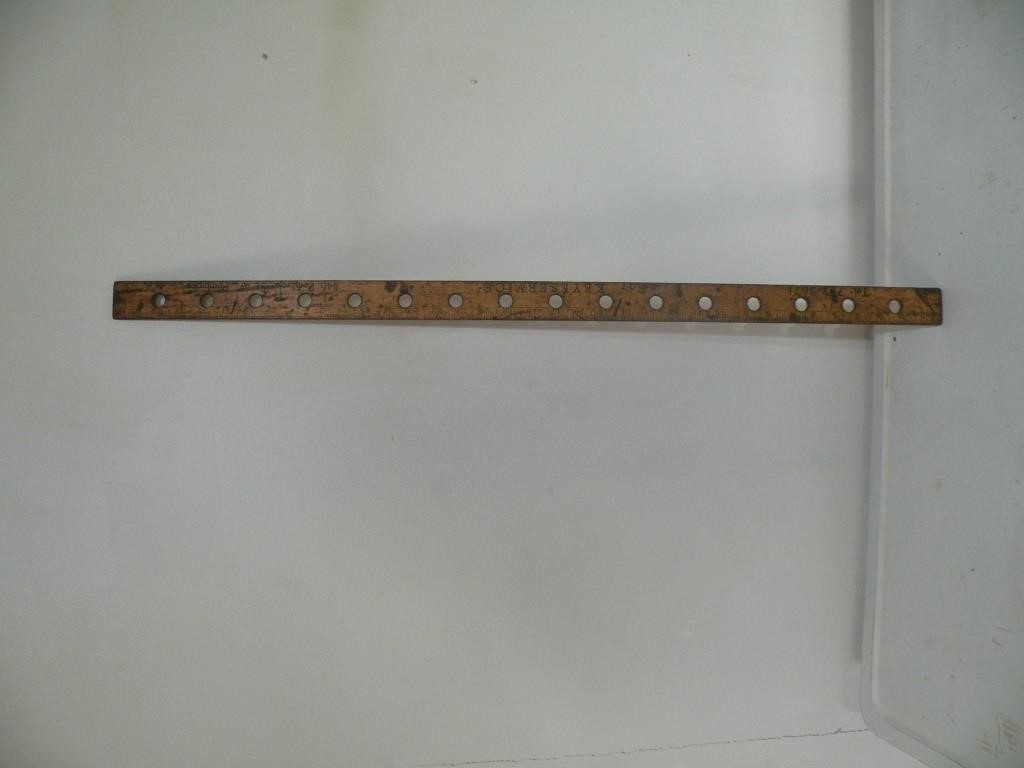 antique ruler