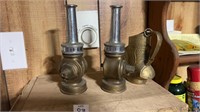 Firehouse Nozzles w/ Vintage Brass