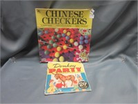 vintage Chinese Checkers & Donkey game