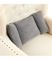 2 Fleece Lumbar Support Pillows slightly used