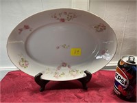 Vintage German porcelain floral platter