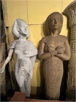 Egyptian women statues