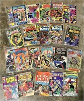 Vintage Mixed Comic Book Lot - Captain Marvel,