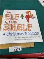 Vintage Christmas Elf on the shelf book