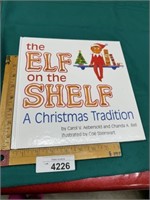 Vintage Christmas Elf on the shelf book