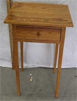 Oak 1 drawer stand