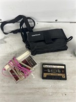 Sony FM stereo cassette player with case