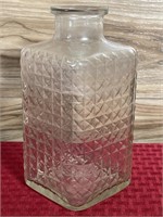 Vintage square bottle/decanter - 1 quart