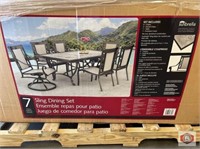 Patio set Agio Turner 7-piece Sling Dining Set