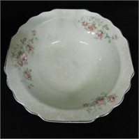 Antique Lido W.S. George Canarytone serving bowl,