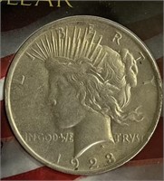 1923-P Peace Silver Dollar MS63 Collectible COIN