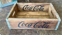 Vintage Coca-Cola Los Angeles CA Wood Case
