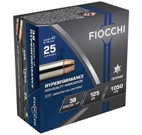 Fiocchi 38XTPP25 Hyperformance Defense 38 Special