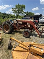 CASE 570 TRACTOR W/ HAY SPEAR