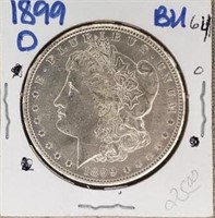 1899O Morgan Silver Dollar MS64