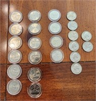 24 collectible state quarters