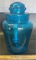 GLASS JAR--LID DOES HAVE SOME INSIDE CHIPS