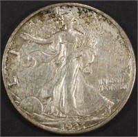 1923-S WALKING LIBERTY HALF DOLLAR AU/BU