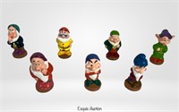 Disney-  Snow White Seven Dwarfs Squeaky Toys