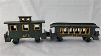 Cast iron train with car