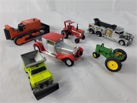 Misc. Toy cars and tractors