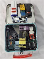 Lot of diecast miniature cars w/ operation lunch