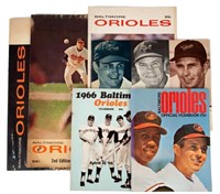 BALTIMORE ORIOLES YEARBOOKS 1960's (7)
