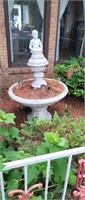Antique 5pc Concrete Water Fountain