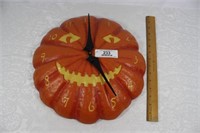Pumpkin Hanging Clock