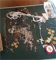 ROSARIES AND PRAYER COINS & MEDALS