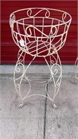 Round Wrought Iron Planter